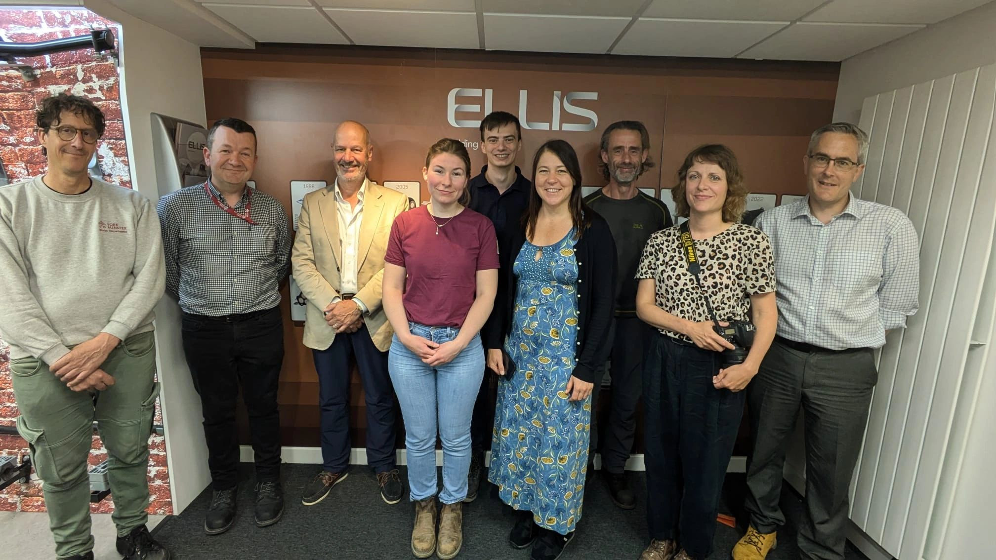 York Minster Stone Masons & Glaziers Trust visit Ellis - June 2024